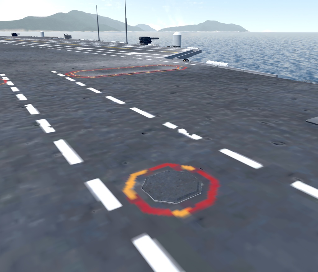 《VRCHAT想定》B-SFCVN-67 MarineBlue《SF架空空母》