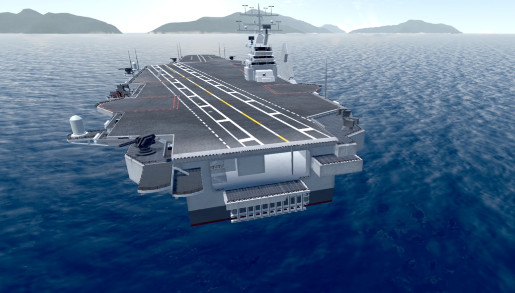 《VRCHAT想定》B-SFCVN-67 MarineBlue《SF架空空母》