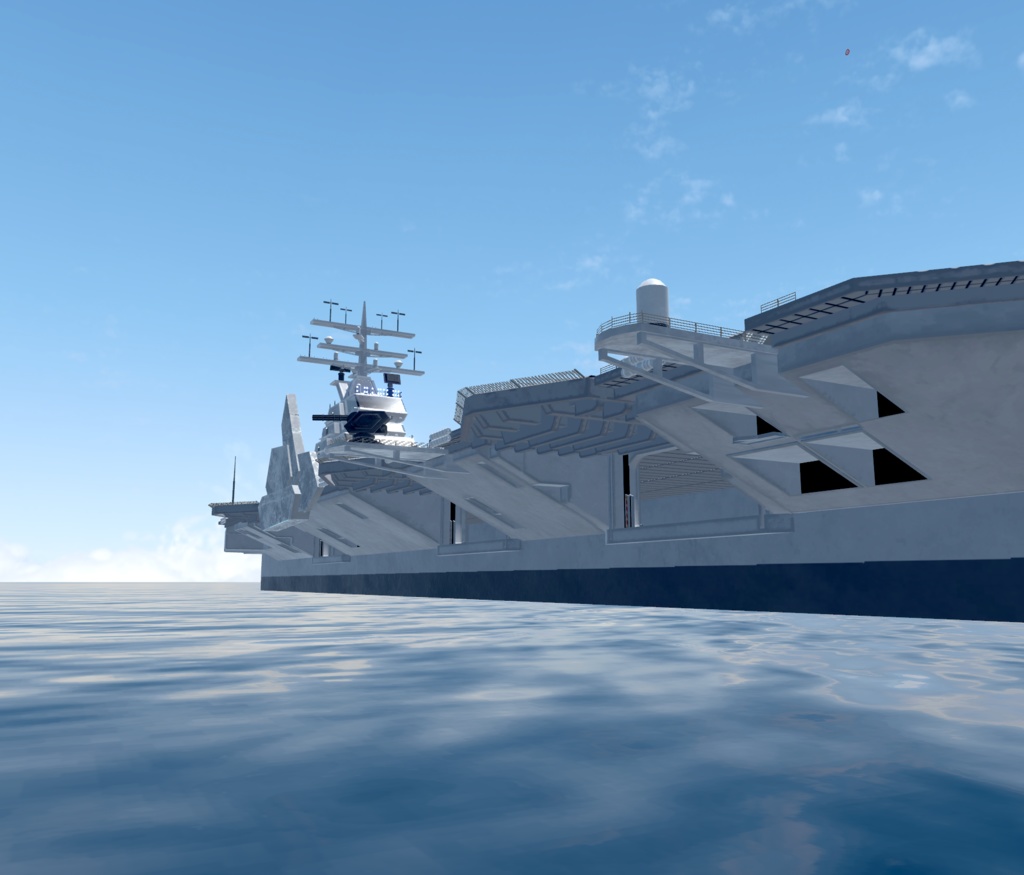 《VRCHAT想定》B-SFCVN-67 MarineBlue《SF架空空母》