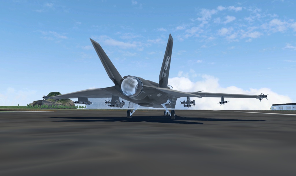 【VRChat想定】架空VTOL艦載機BFF-05 LARK【飛行可能モデル】