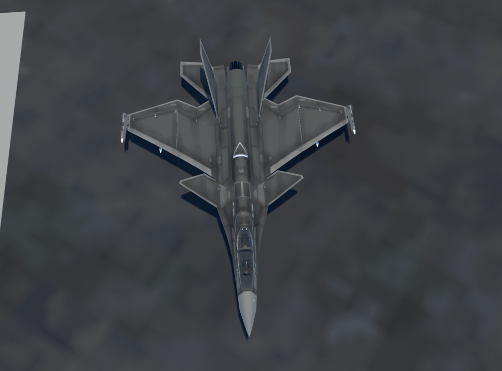 【VRChat想定】架空VTOL艦載機BFF-05 LARK【飛行可能モデル】