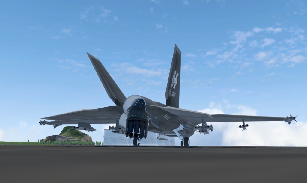 【VRChat想定】架空VTOL艦載機BFF-05 LARK【飛行可能モデル】
