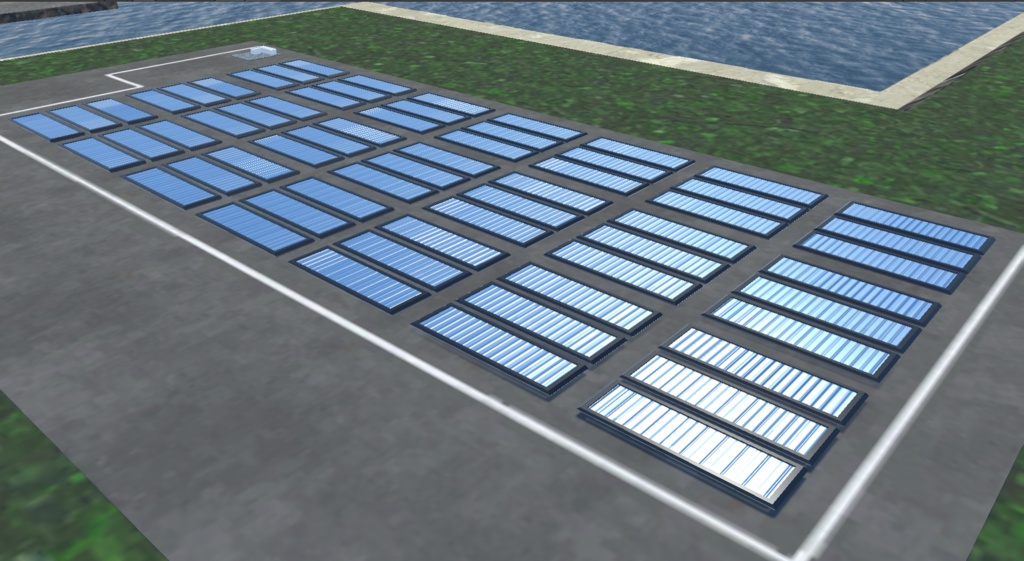 《VRChat想定》海上基地+基地、空港作成キット《3Dモデル》