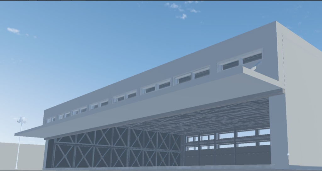 《VRChat想定》海上基地+基地、空港作成キット《3Dモデル》