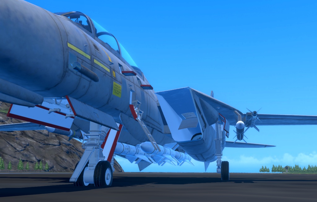 【VRChat想定】B-F14AD トムキャット【飛行可能3Dモデル】