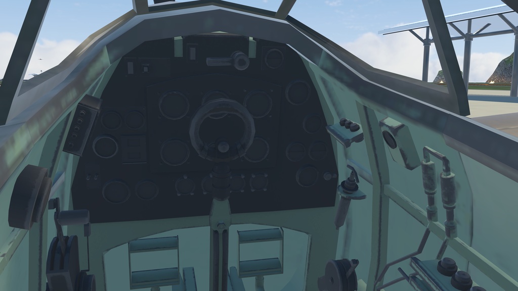 《VRChat想定》B-spitfire mk1《飛行可能モデル》