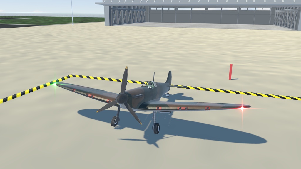 《VRChat想定》B-spitfire mk1《飛行可能モデル》