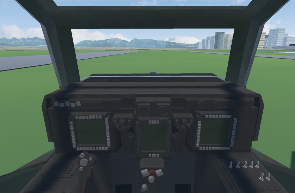 《VRCHAT想定》B-AH64D《飛行可能モデル》