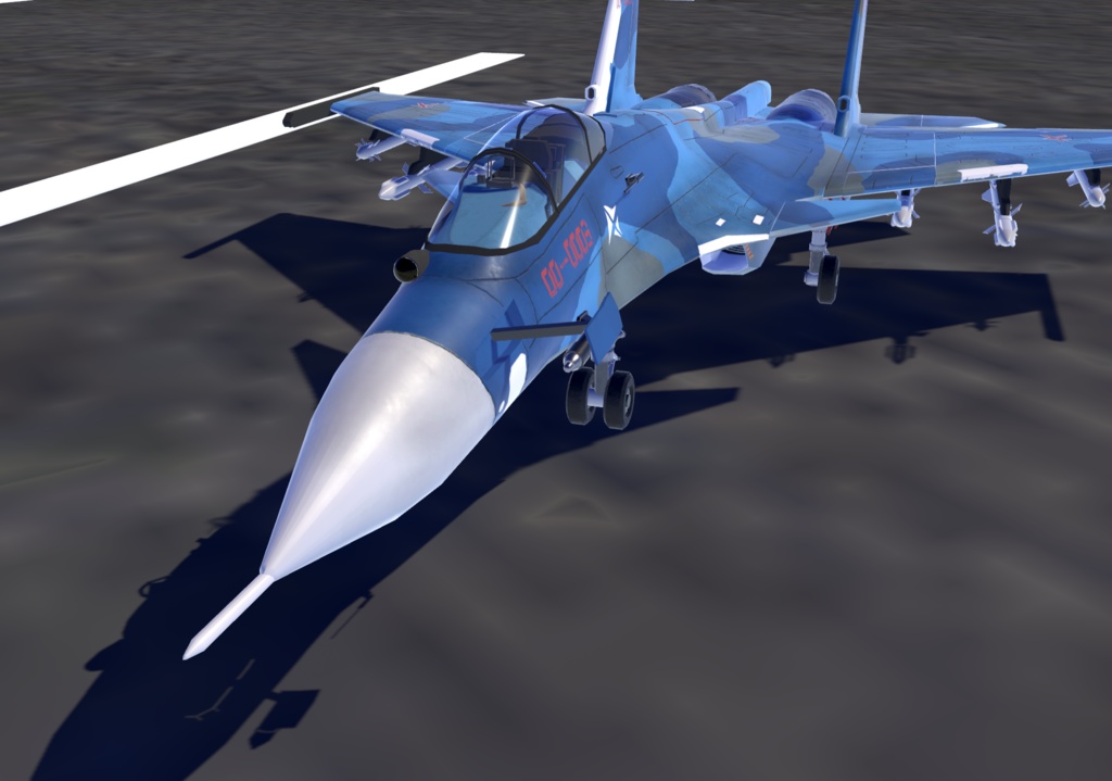 《VRChat想定》B-SU33改《飛行可能モデル》