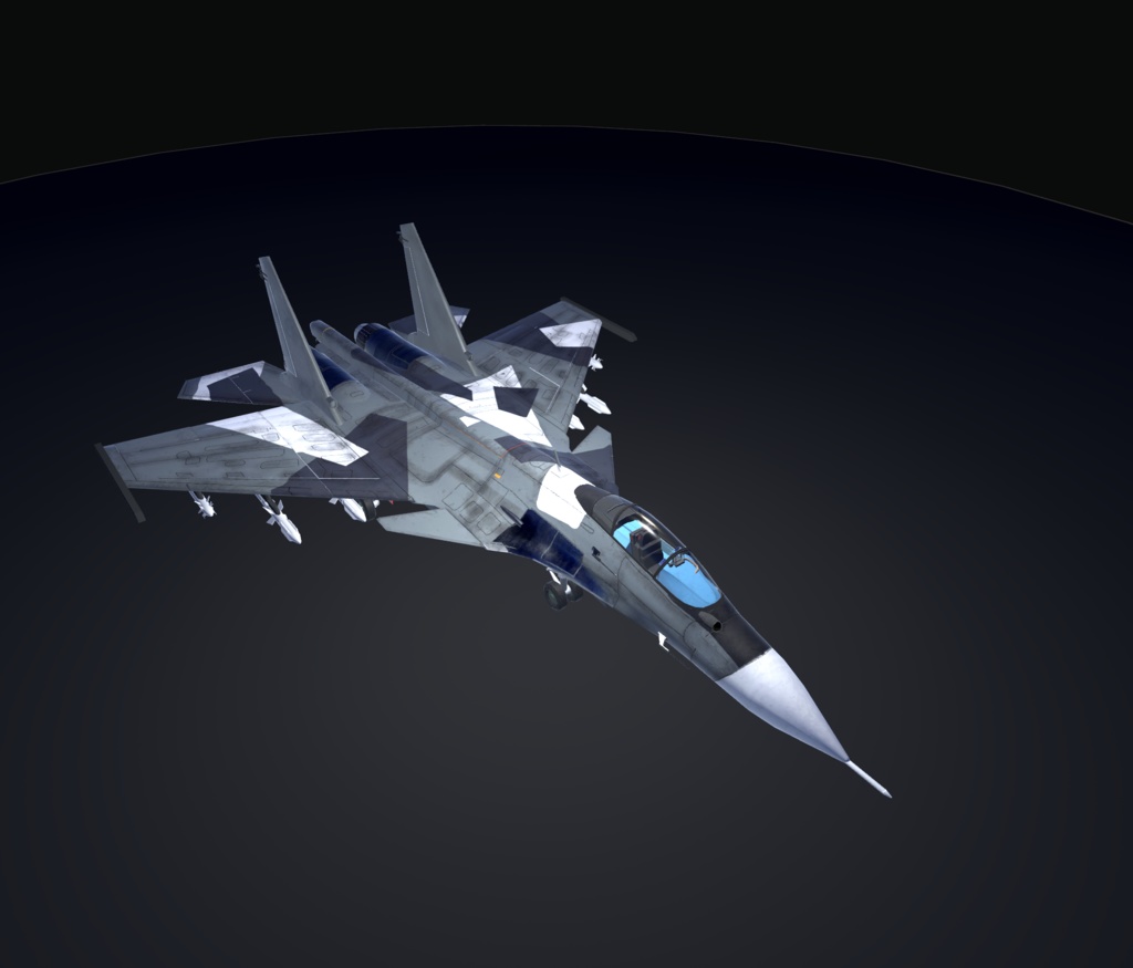 《VRChat想定》B-SU33改《飛行可能モデル》