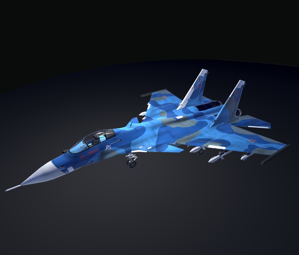 《VRChat想定》B-SU33改《飛行可能モデル》