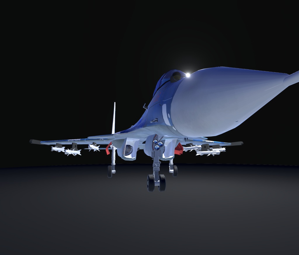《VRChat想定》B-SU33改《飛行可能モデル》