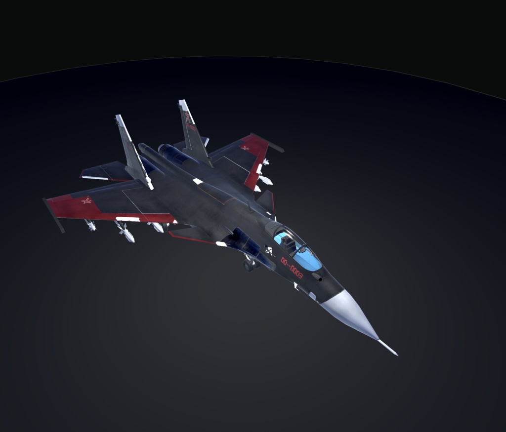 《VRChat想定》B-SU33改《飛行可能モデル》