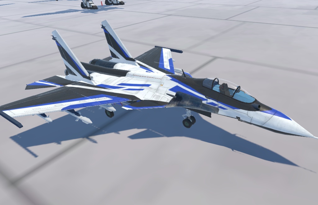 《VRChat想定》B-SU33改《飛行可能モデル》