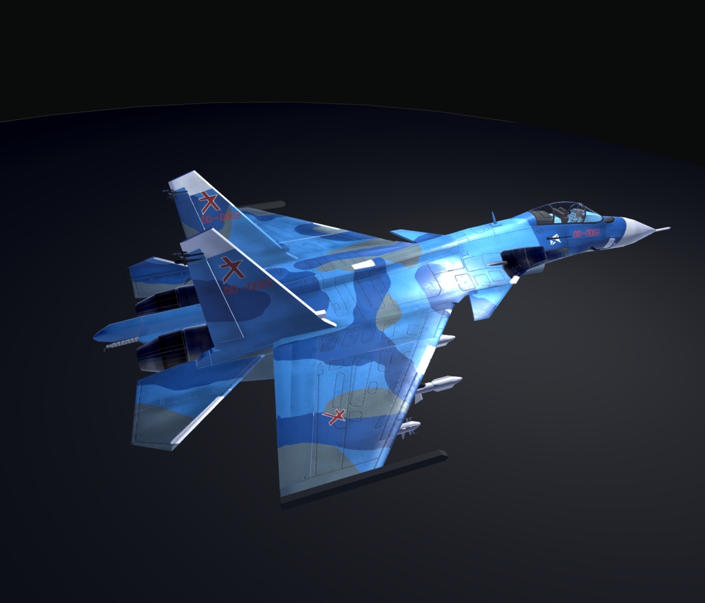 《VRChat想定》B-SU33改《飛行可能モデル》