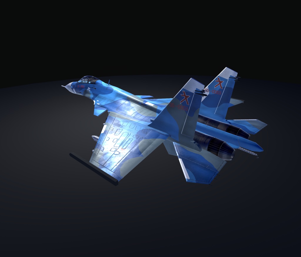 《VRChat想定》B-SU33改《飛行可能モデル》