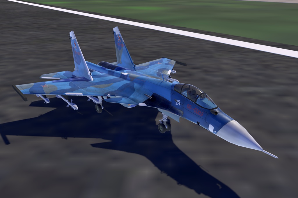 《VRChat想定》B-SU33改《飛行可能モデル》