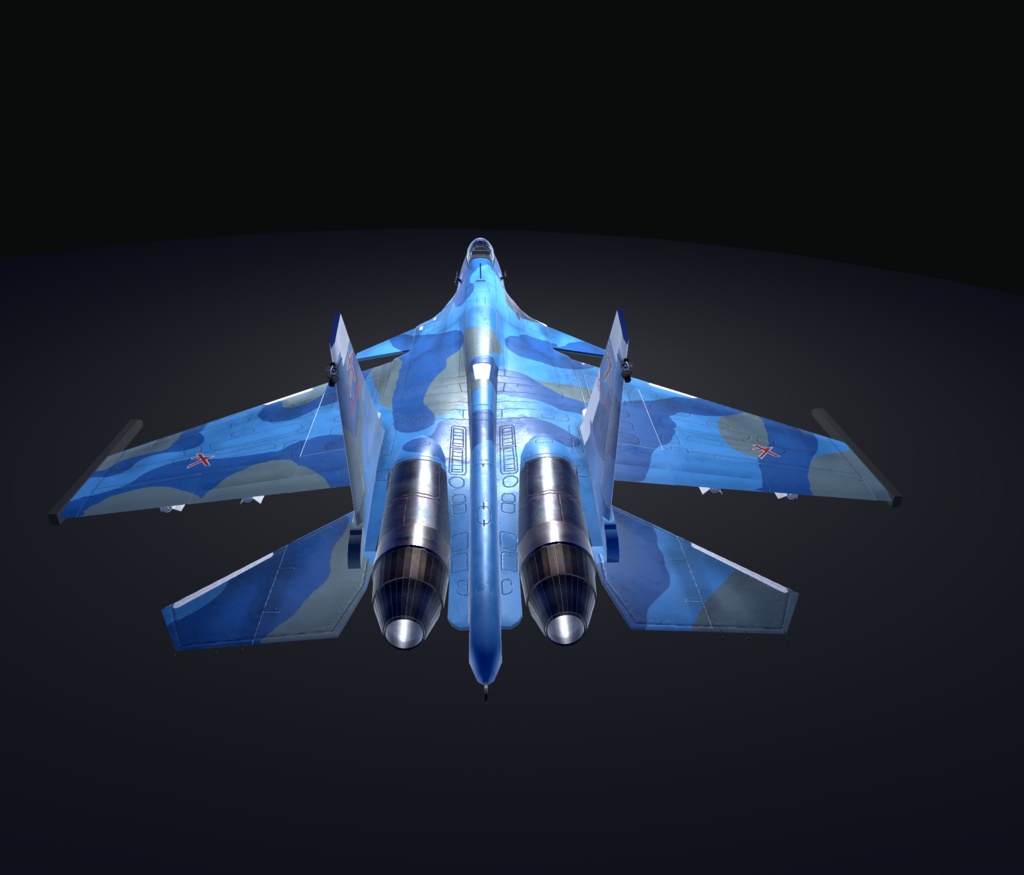 《VRChat想定》B-SU33改《飛行可能モデル》