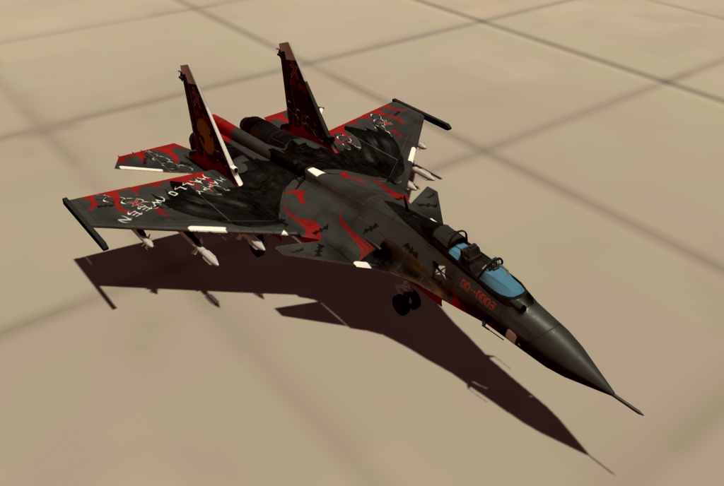 《VRChat想定》B-SU33改《飛行可能モデル》