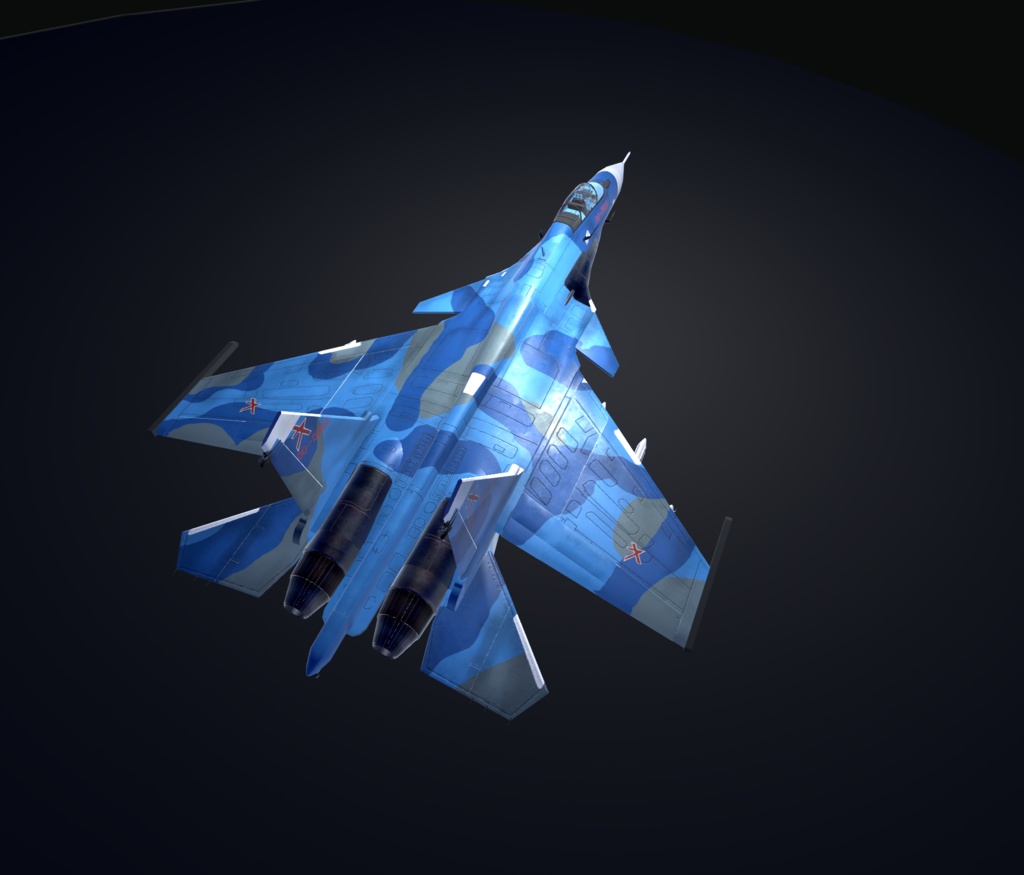 《VRChat想定》B-SU33改《飛行可能モデル》