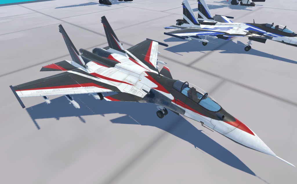 《VRChat想定》B-SU33改《飛行可能モデル》