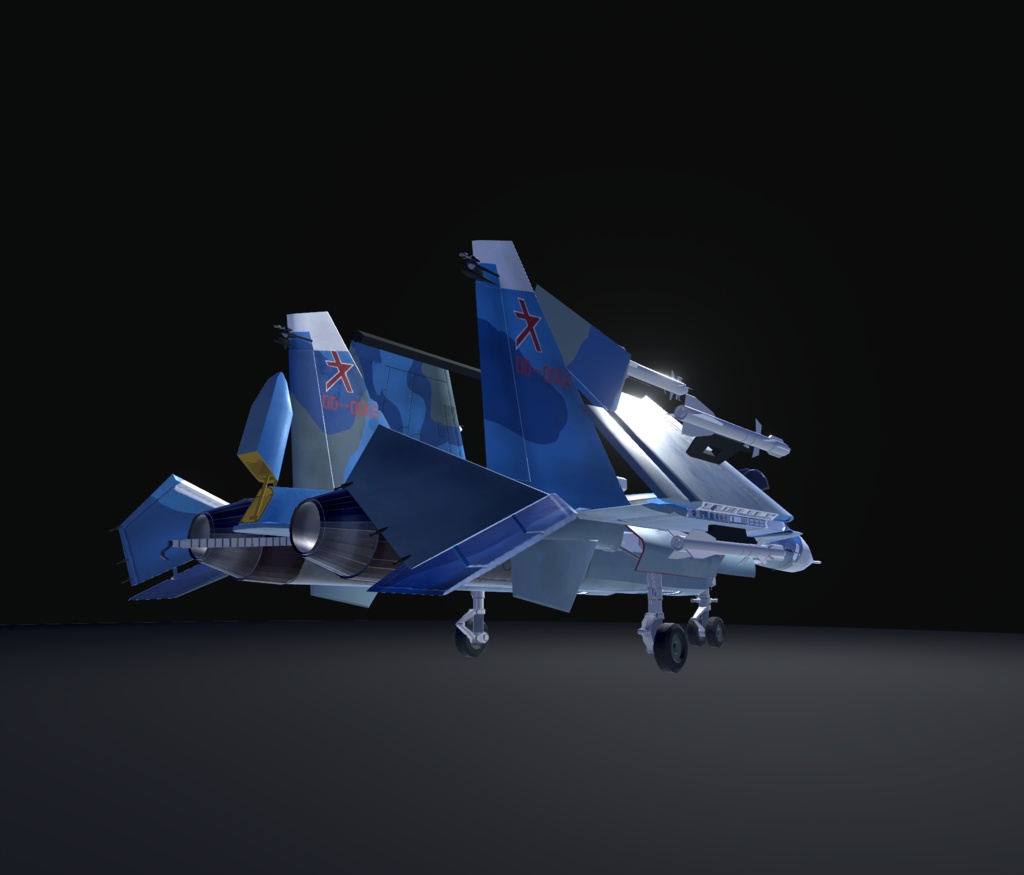 《VRChat想定》B-SU33改《飛行可能モデル》