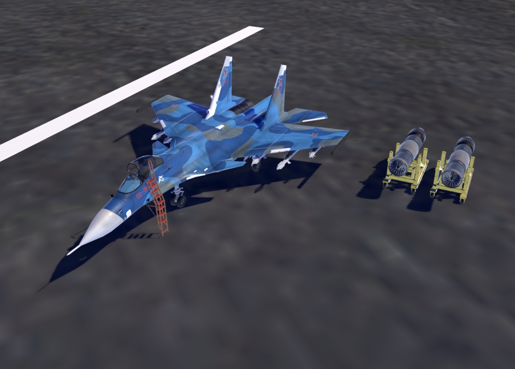 《VRChat想定》B-SU33改《飛行可能モデル》