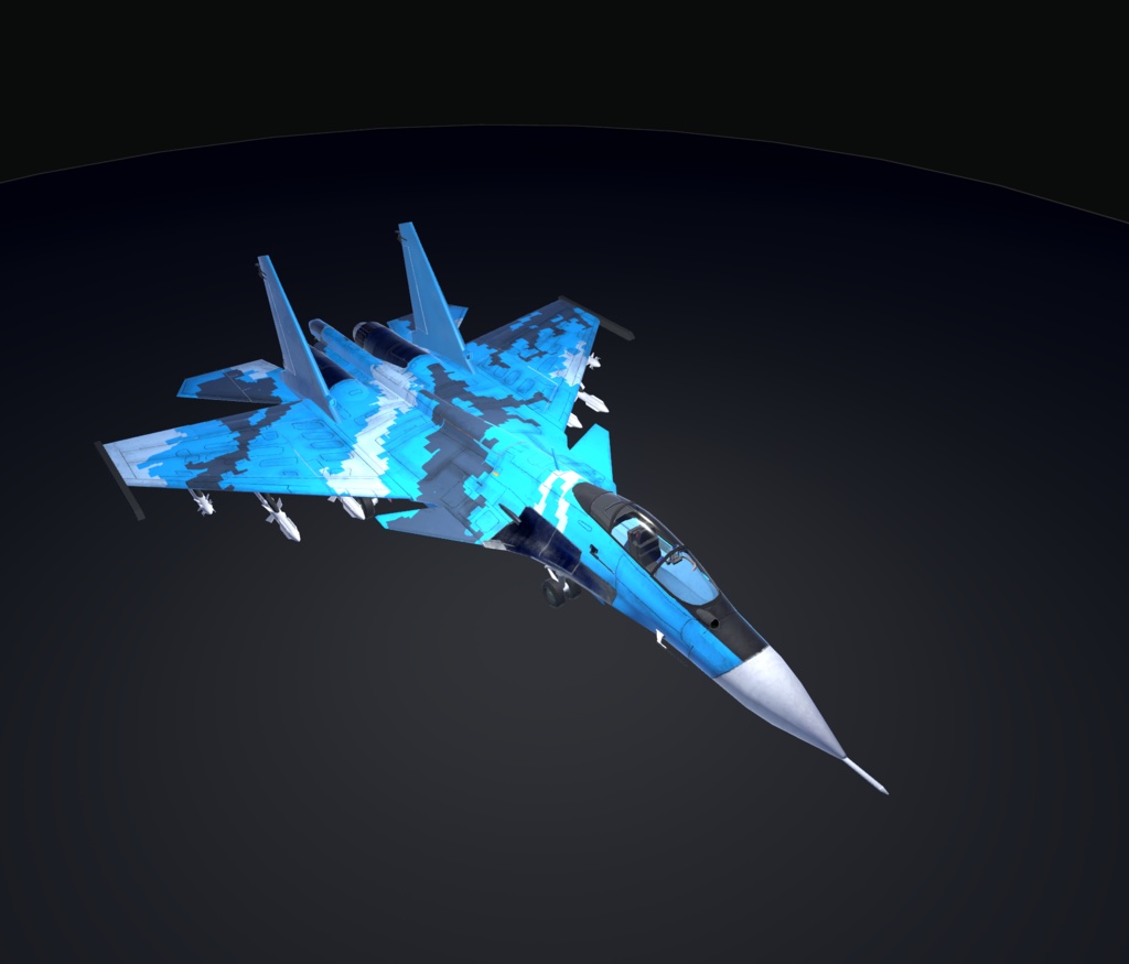 《VRChat想定》B-SU33改《飛行可能モデル》