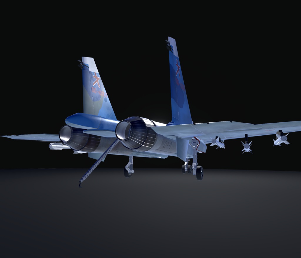 《VRChat想定》B-SU33改《飛行可能モデル》