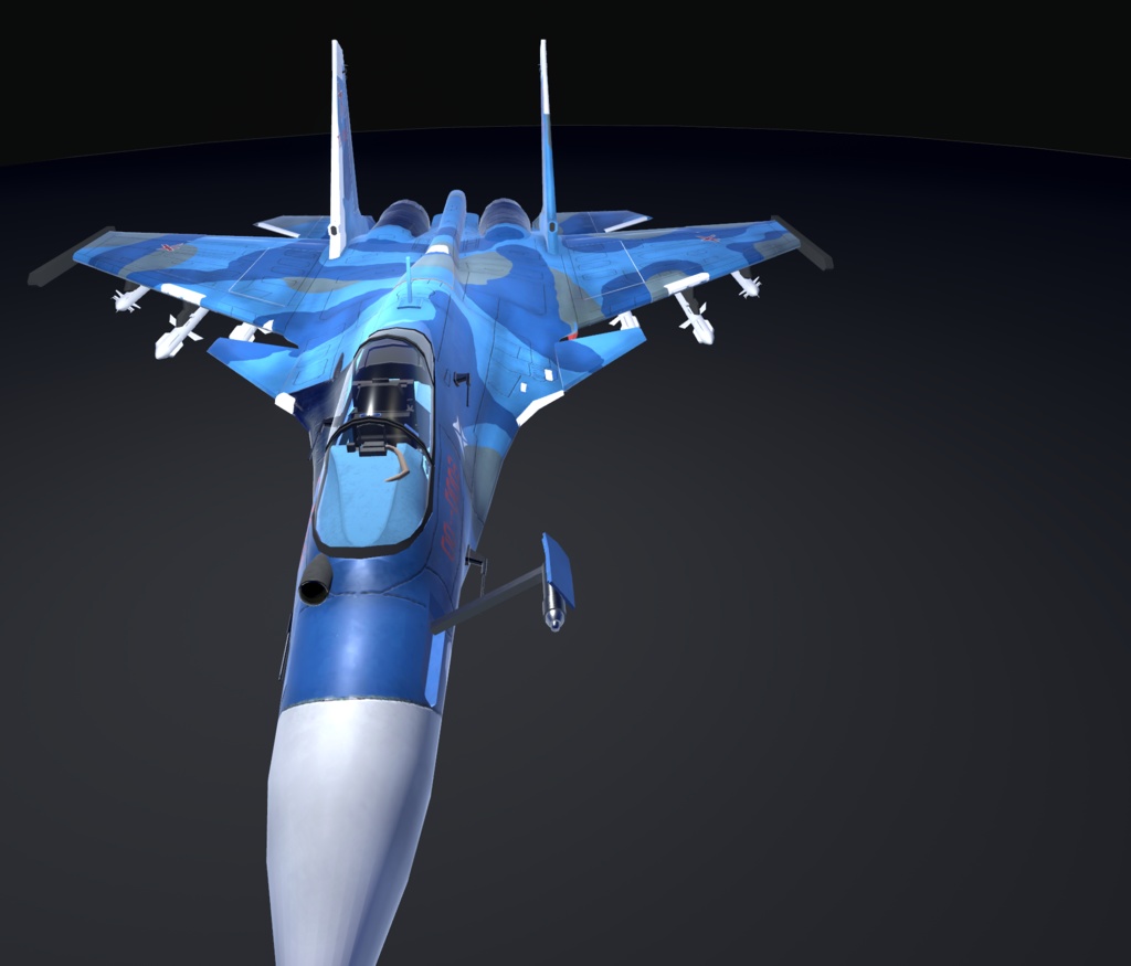 《VRChat想定》B-SU33改《飛行可能モデル》