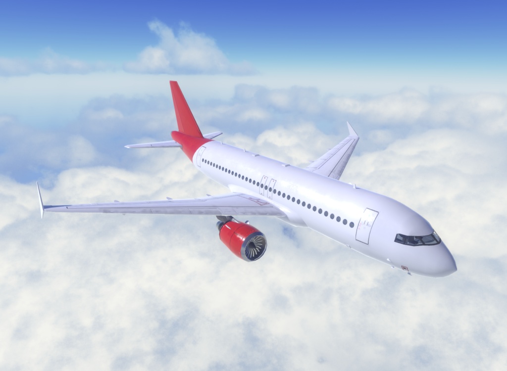 《VRChat想定》旅客機 B-A320《飛行可能モデル》
