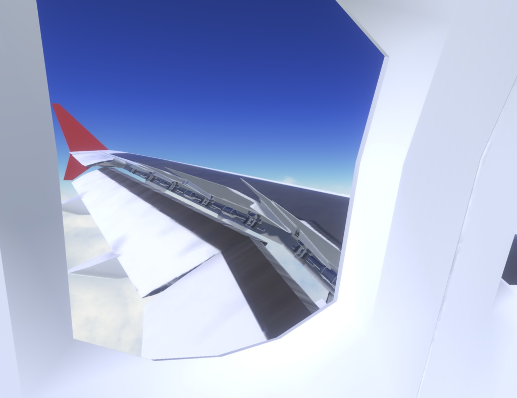 《VRChat想定》旅客機 B-A320《飛行可能モデル》
