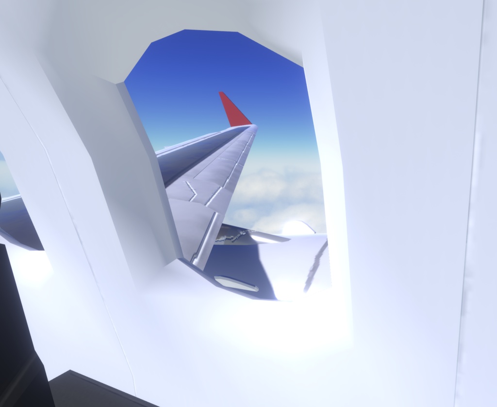《VRChat想定》旅客機 B-A320《飛行可能モデル》