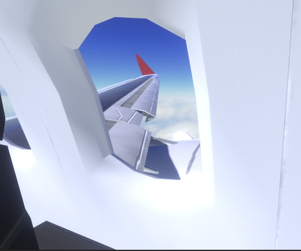 《VRChat想定》旅客機 B-A320《飛行可能モデル》