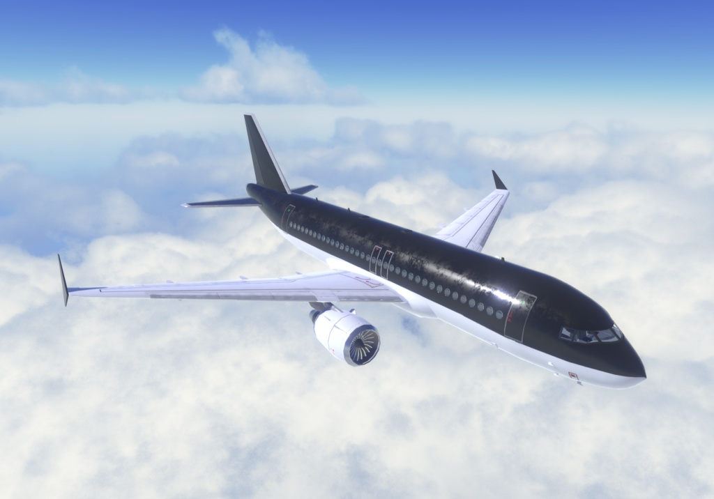 《VRChat想定》旅客機 B-A320《飛行可能モデル》