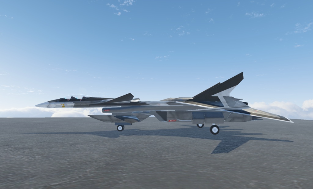 《VRChat想定》架空VTOL戦闘機 BFF-08 parakeet《飛行可能3Dモデル》
