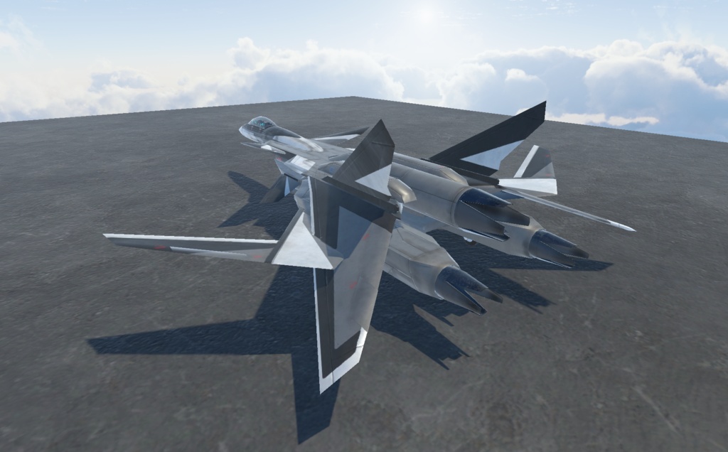 《VRChat想定》架空VTOL戦闘機 BFF-08 parakeet《飛行可能3Dモデル》