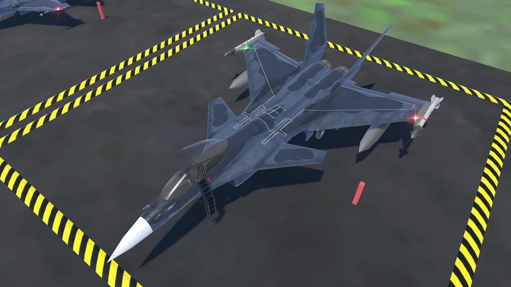 《VRChat想定》B-FSX(F2原案)《飛行可能モデル》