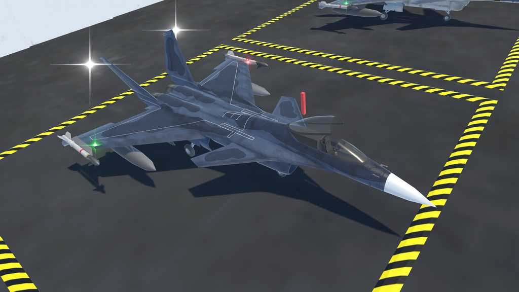 《VRChat想定》B-FSX(F2原案)《飛行可能モデル》