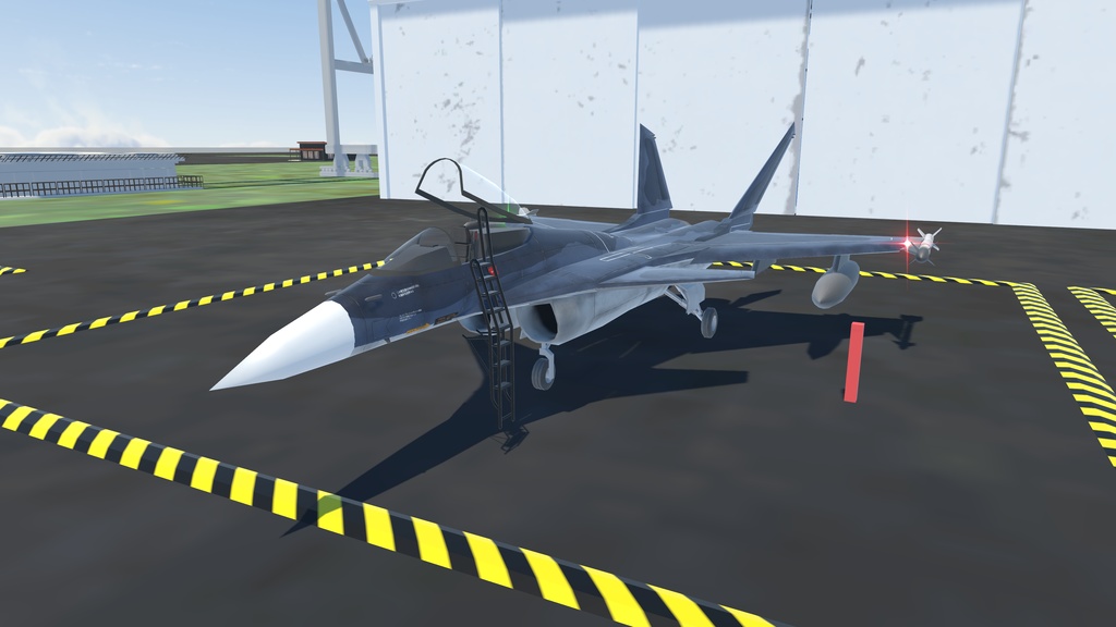 《VRChat想定》B-FSX(F2原案)《飛行可能モデル》