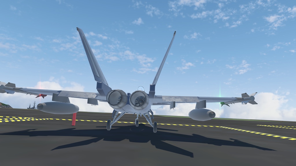 《VRChat想定》B-FSX(F2原案)《飛行可能モデル》