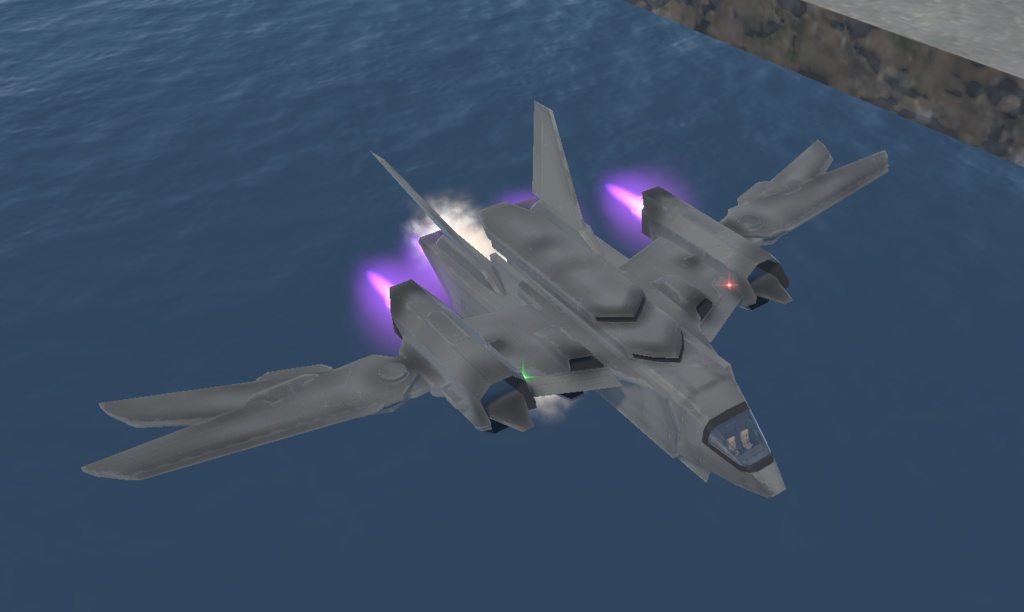 《VRChat想定》架空SF輸送機 BFV02 sandpiper《飛行可能モデル》