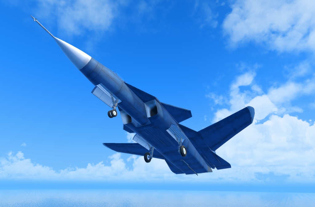 《VRChat想定》B-SU27KM《飛行可能3Dモデル》
