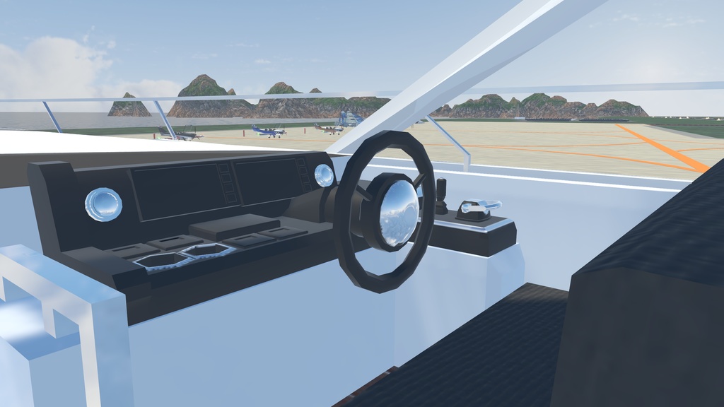 《VRChat想定》クルーザー「B-Slider」《操作可能モデル》