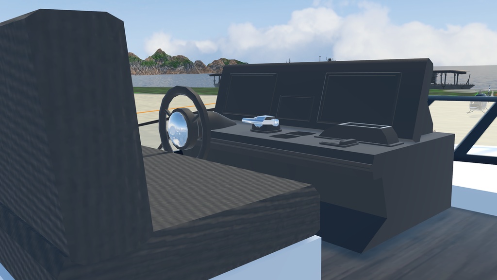 《VRChat想定》クルーザー「B-Slider」《操作可能モデル》