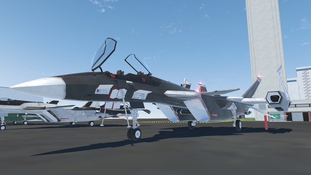 《VRChat想定》架空戦闘機 BFF-11 OSTRICH(F,R,S《飛行可能3Dモデル》
