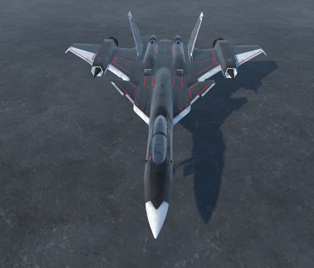 《VRChat想定》架空戦闘機 BFF-11 OSTRICH(F,R,S《飛行可能3Dモデル》