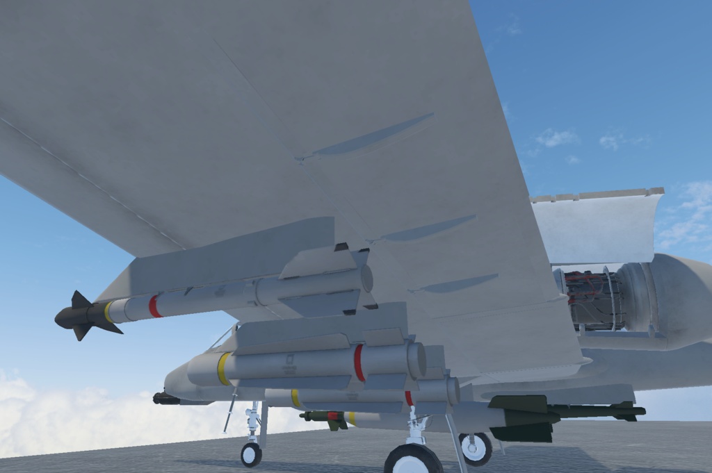 《VRChat想定》B-A10《飛行可能モデル》