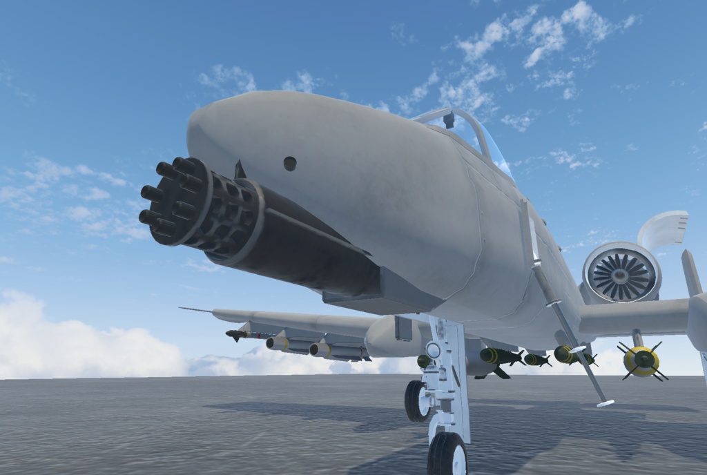 《VRChat想定》B-A10《飛行可能モデル》