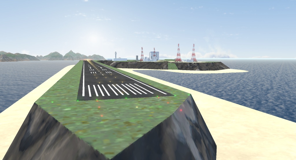 《VRChat想定》豊ヶ島海上宇宙基地《3Dモデル》